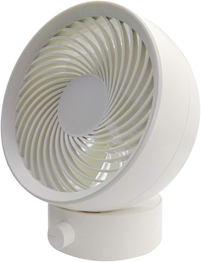 Mini Desk Fan, Small and Powerful, USB Table Fan with Stepless Variable Speed, High Velocity, Head Adjustable, for Personal Cooling and Air Circulator in Home&Office , White