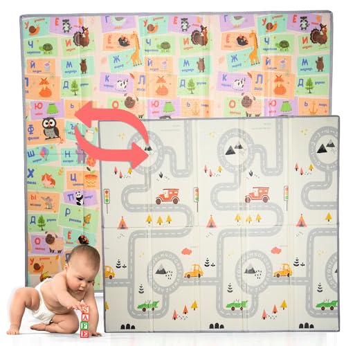 LITTLE BLISS, Alfombra Bebé Acolchada Plegable. 200x180cm, 1.5cm ...