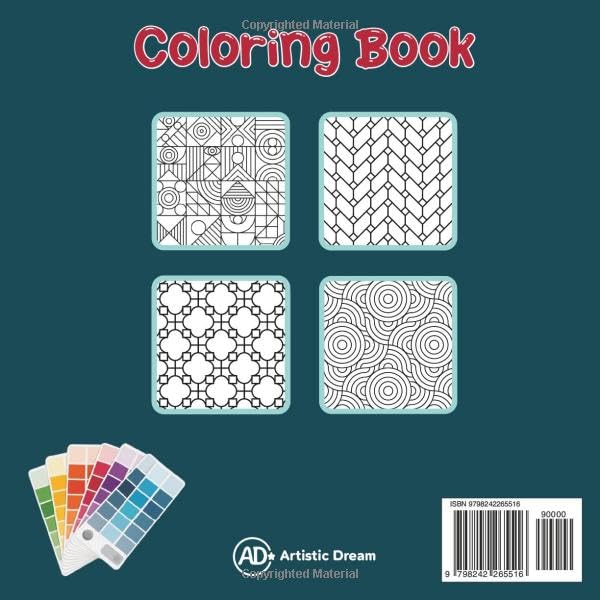 GEOMETRIC PATTERNS - Coloring Book / Bold & Easy (Color & Style Collection) image 3