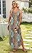 WIHOLL Sundresses for Women Boho Summer Halter Dresses Cruise Outfits Beach Vacation Clothes Maxi Dress Hawaiian Dresses Sundress Tropical Resort Wear Travel Holiday Floral Dress Graduation L
