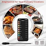 Wireless Meat Thermometer, App-Connected Dual-Sensor Probe for Grill - Image 7