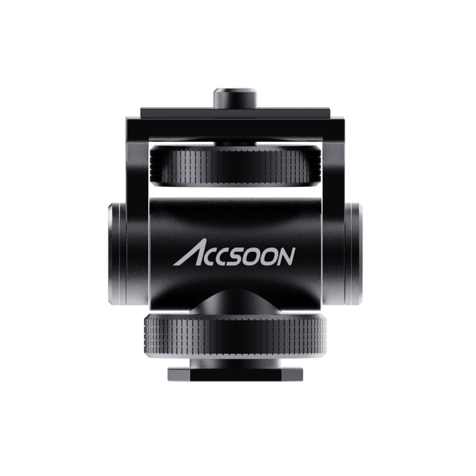 AccsoonAA-01 Multi-Directional Tilting Cold Shoe Adapter 1/4 “ Screw Works for Accsoon CineView, Camera, Cage, Light and Microphone