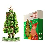 Papier d'arbre magique | Arbre de Noël en cristal à croissance magique | Enfants bricolage feutre magique croissant ornements de noël/cadeaux suspendus pour enfants drôle éducatif et jouets de Generic