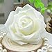 Happyyous 200PCS Roses Flowers Heads Artificial Foam Roses Heads for DIY Wedding Bouquets Centerpieces Arrangements Party Baby Shower Home Decorations - 3X1.4X3in