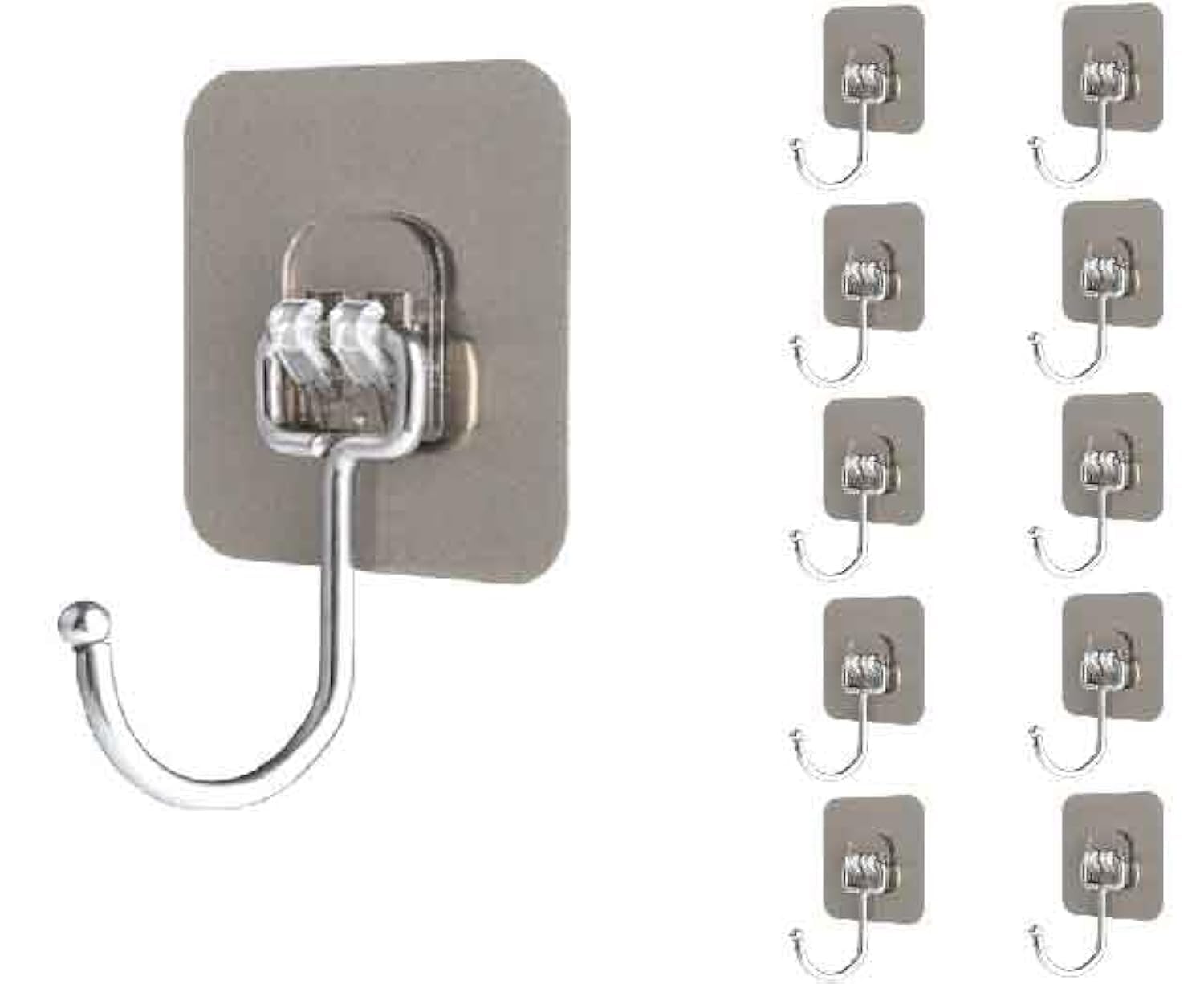 Luci&Diwan Nail Free Hook,Kitchen Hook, Bathroom Hook,Bedroom Hook