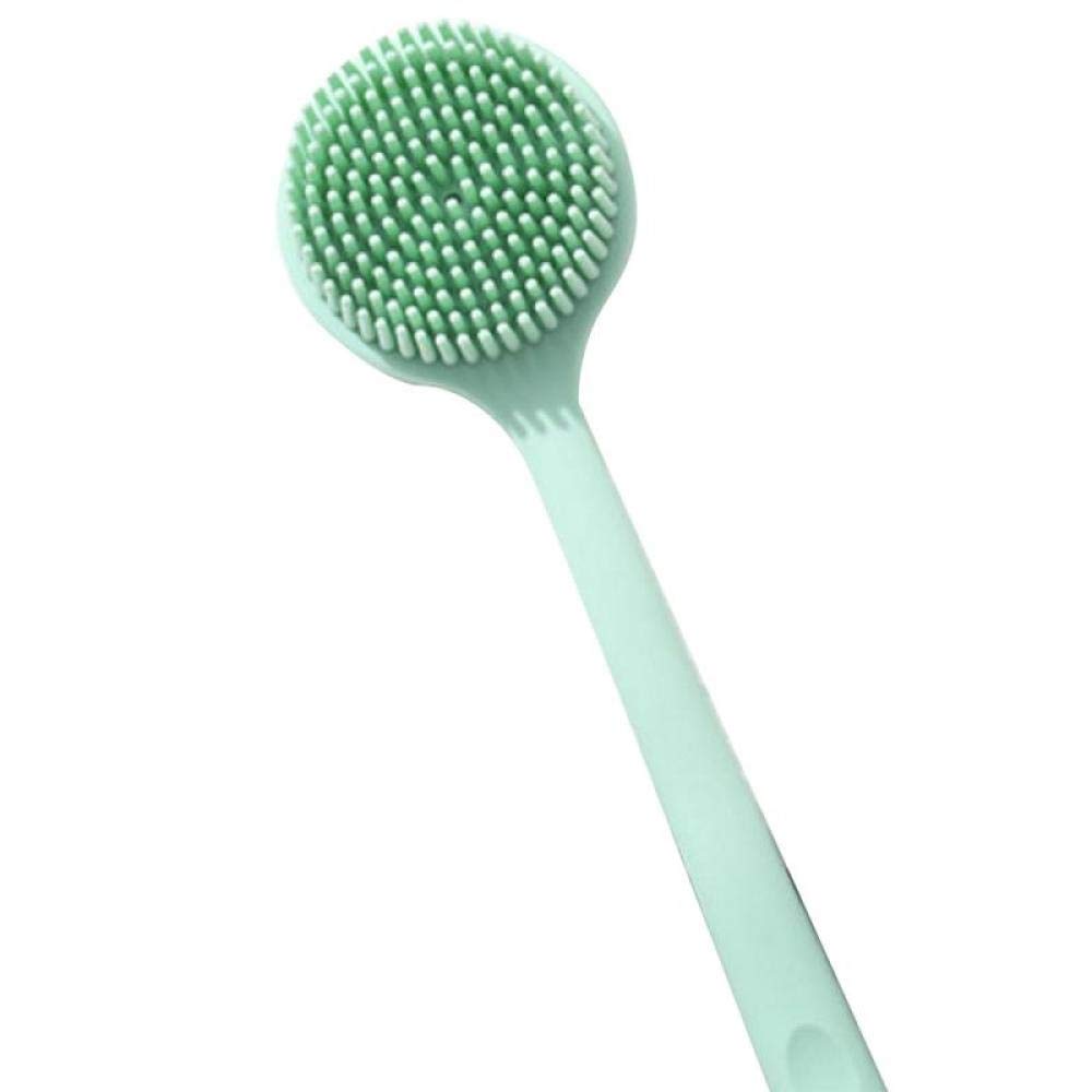 Cepillo de Ducha Cepillo de baño de Silicona Multifuncional con Mango Largo Fregadora de Espalda de Doble Cara Cepillo de bañera Masaje de Piel Herramienta de Ducha de Salud-Cepillos Corpora