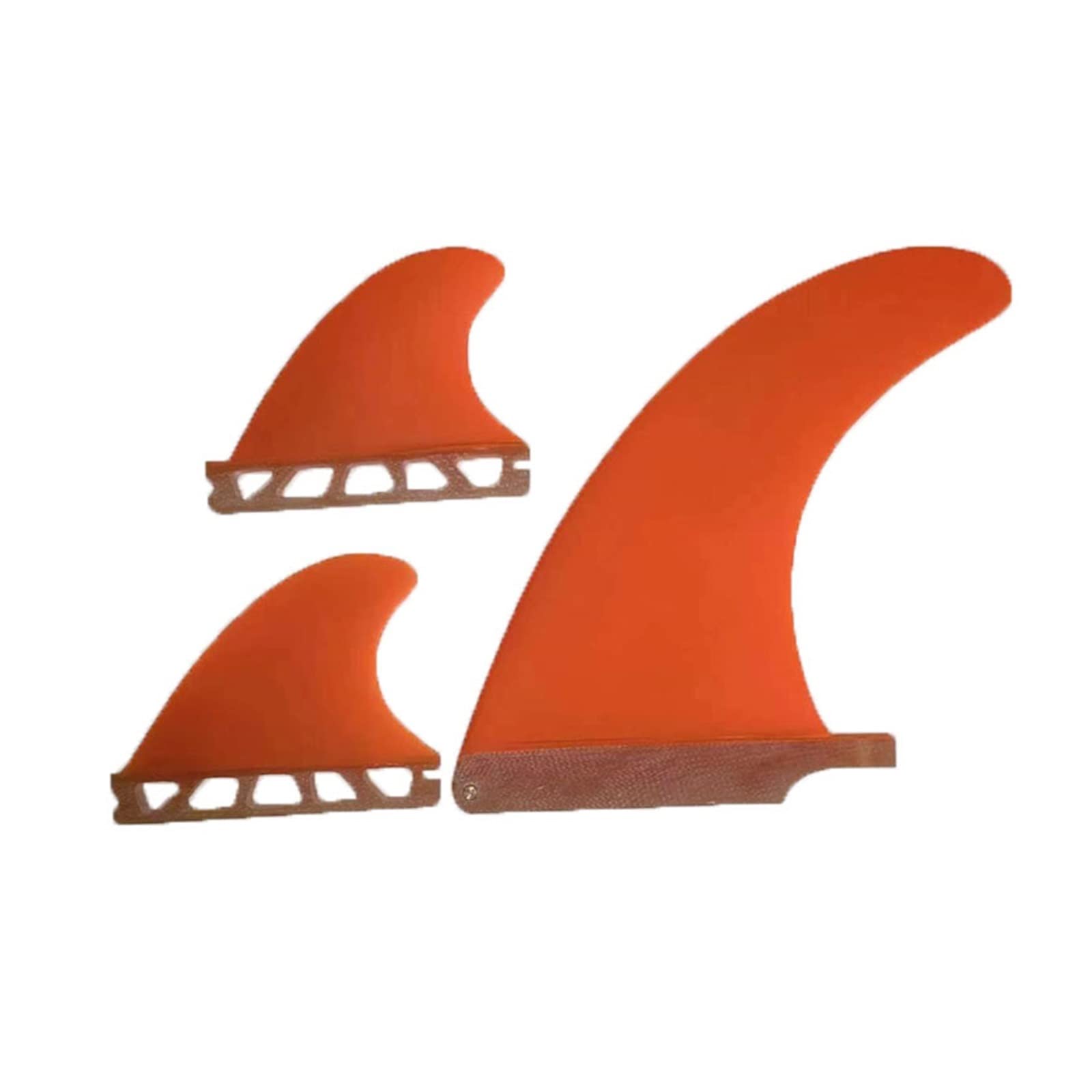 Surfboard Fins Long Board Fin Twin Surfing Beach Longboard Accessories for Paddle Board(Oranje)