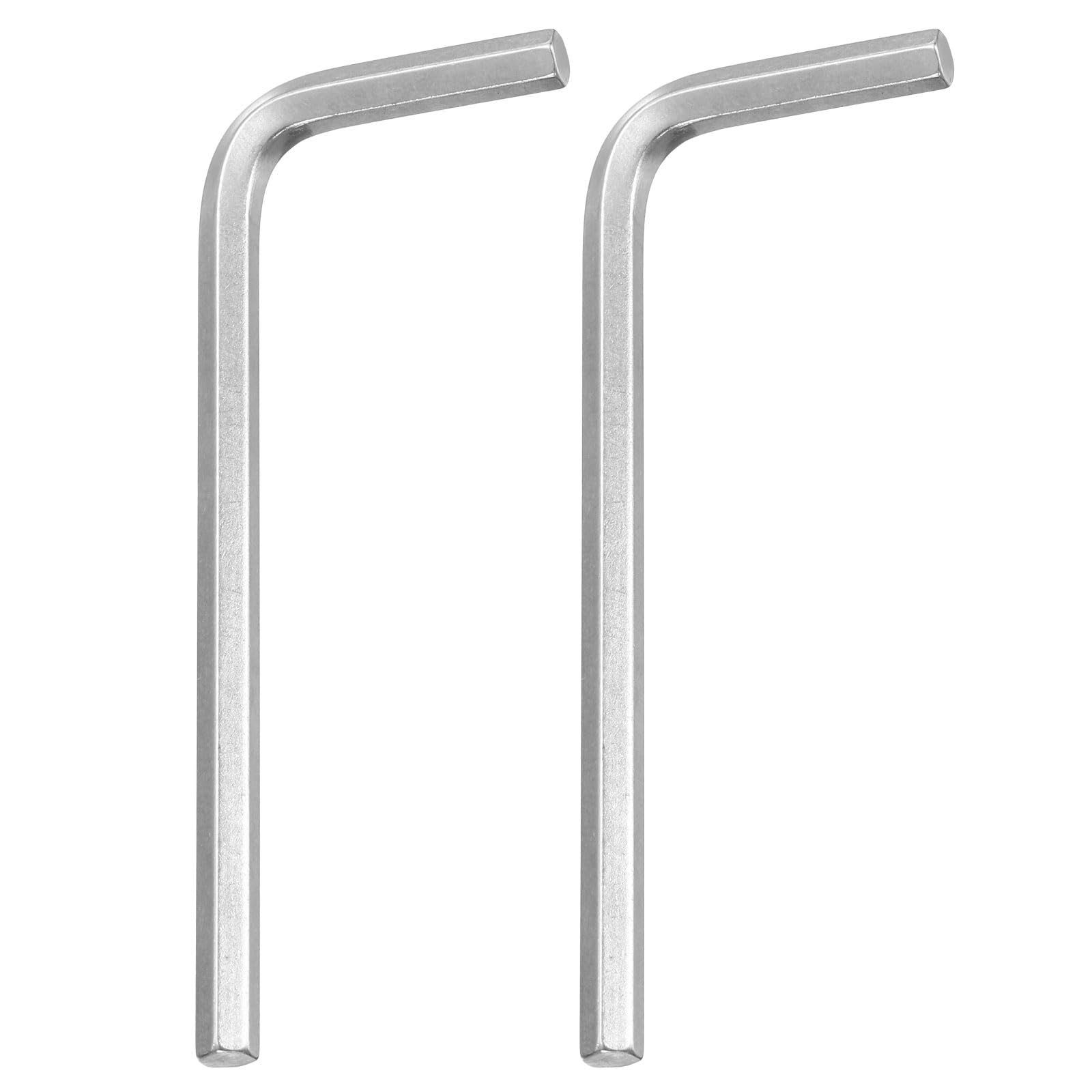 QUARKZMAN 2 Llaves Hexagonales de 4 mm de Acero Inoxidable en Forma de L, Herramientas de Reparación para Bicicletas y Motocicletas