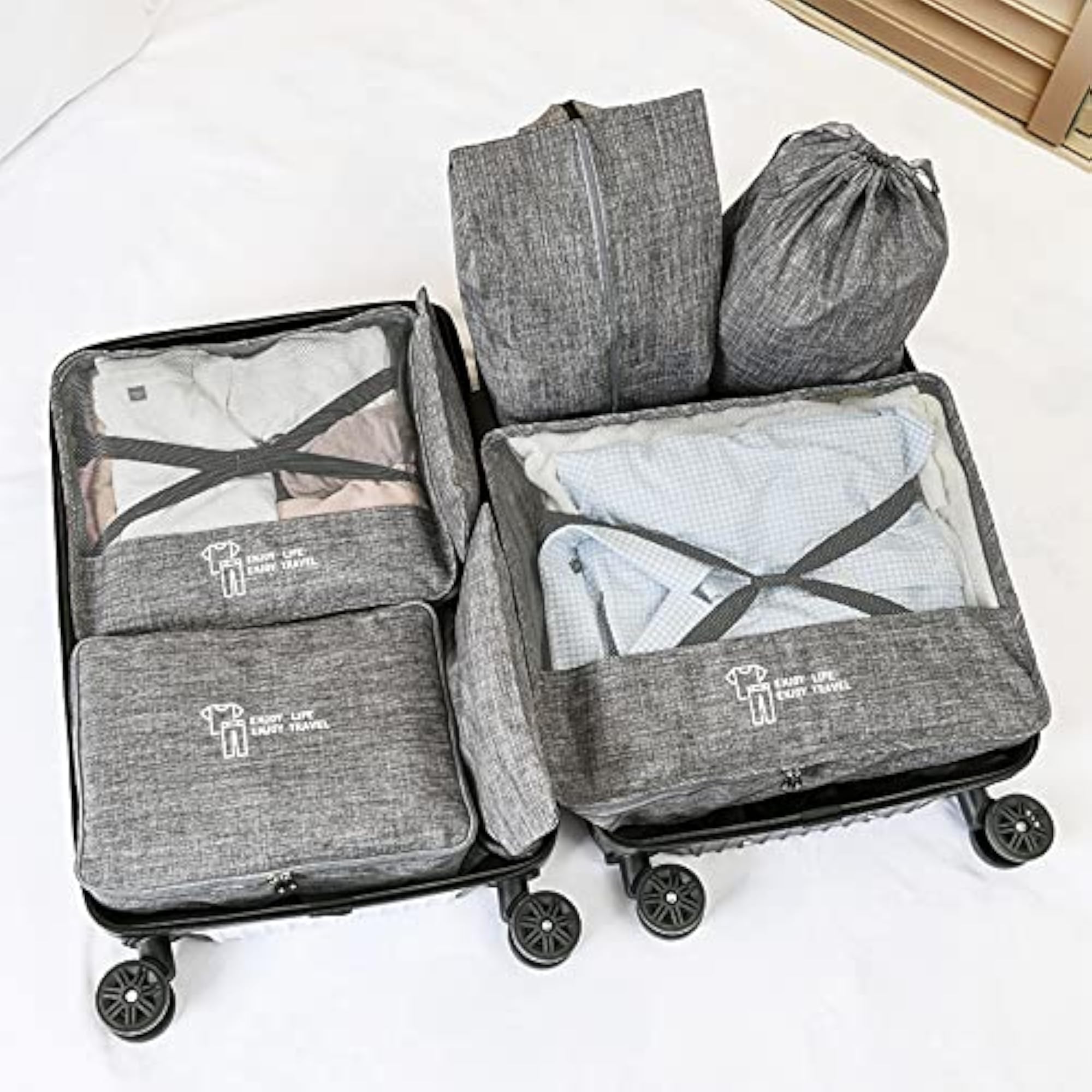 Packing Cube Set, Seven-piece Travel Storage Bag