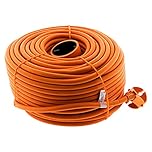 Prolongateur sans Terre obturateur 16A 50m - Orange - Zenitech