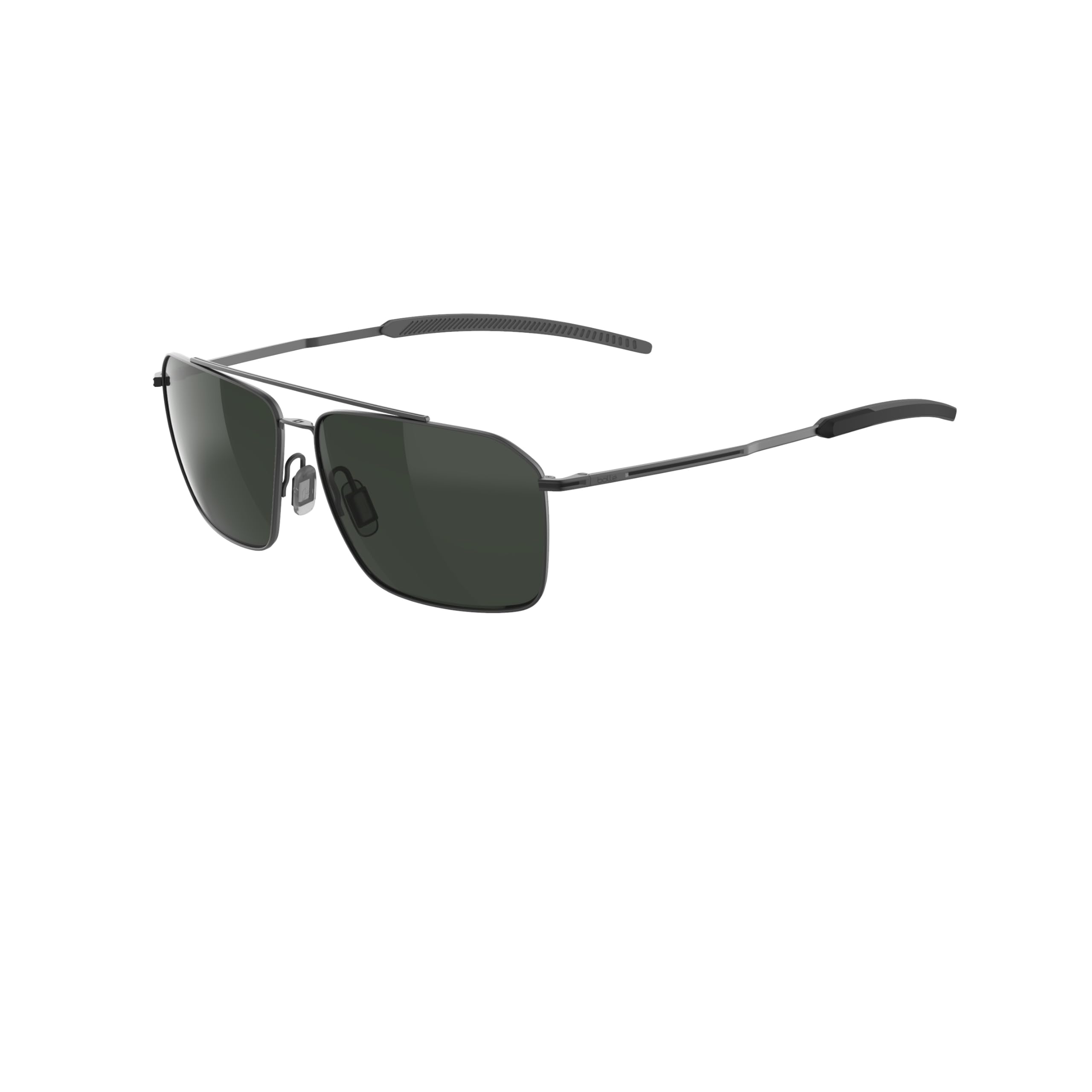 Bollé - FLOW, Gun Matte, HD Polarized Axis, Large, Sunglasses, Unisex, Adult