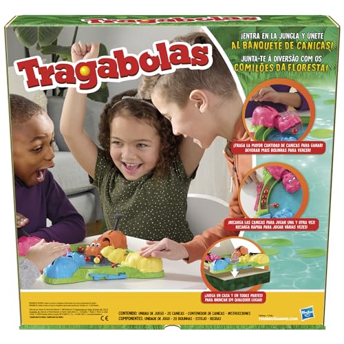 Hasbro Gaming Board Game Tragabolas Comilon, 2 to 4 Players, Spanish-Portuguese Version - Image 4