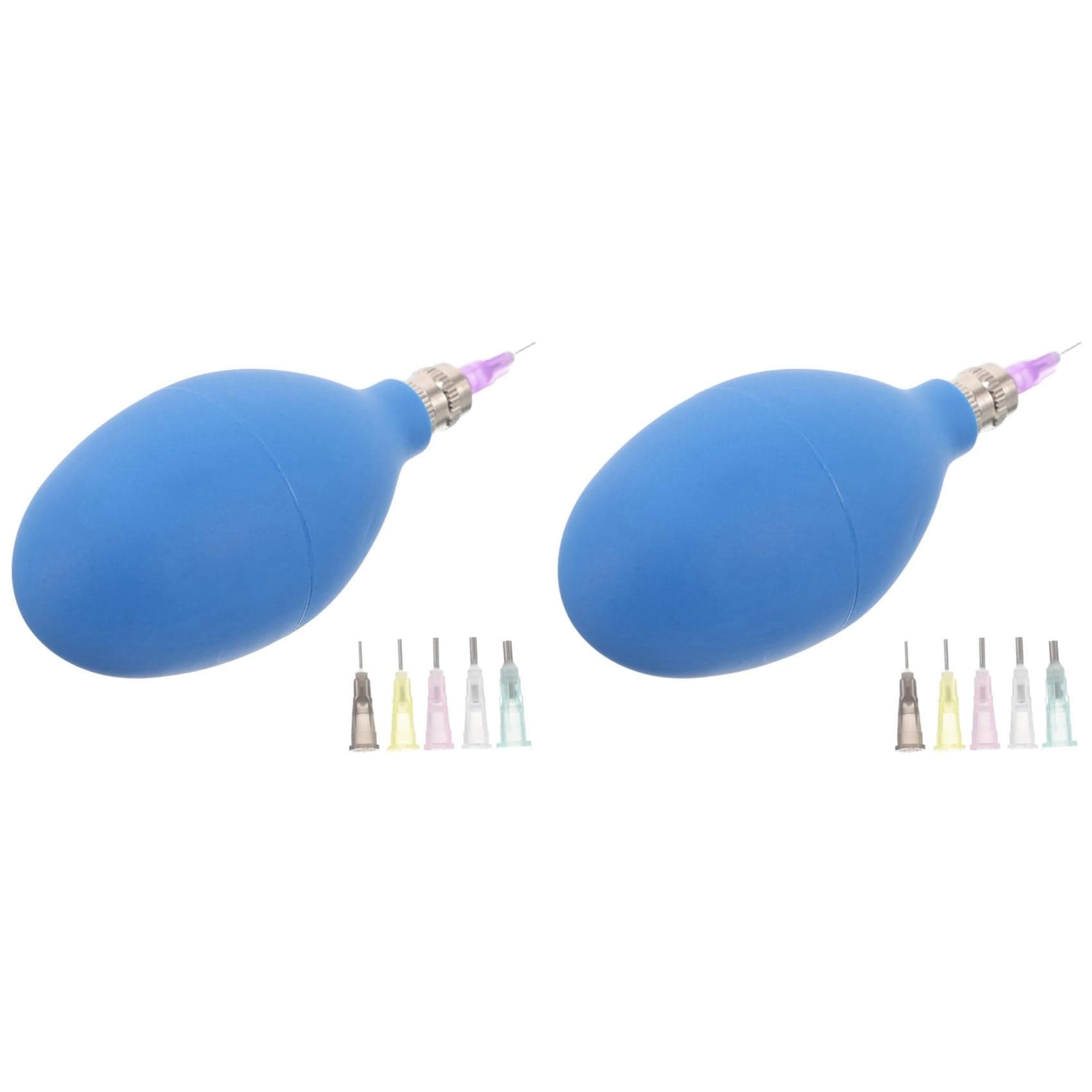 Jnchdghwa Blue 2X Pottery Tools Kit Squeeze Bottle Glaze Applicator And Needle Ceramic Applicator