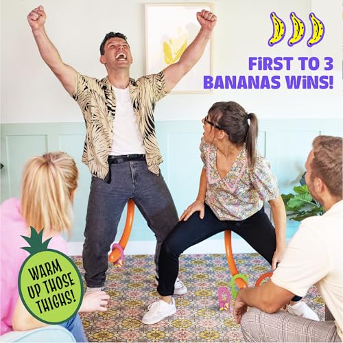 It’s Bananas! The Monkey Tail Game – Funny, Fun Party & Family Board Game for Kids, Stocking Stuffer, Christmas, Thanksgiving, White Elephant, Girls Night, Birthday Gift, Gag, Novelty
