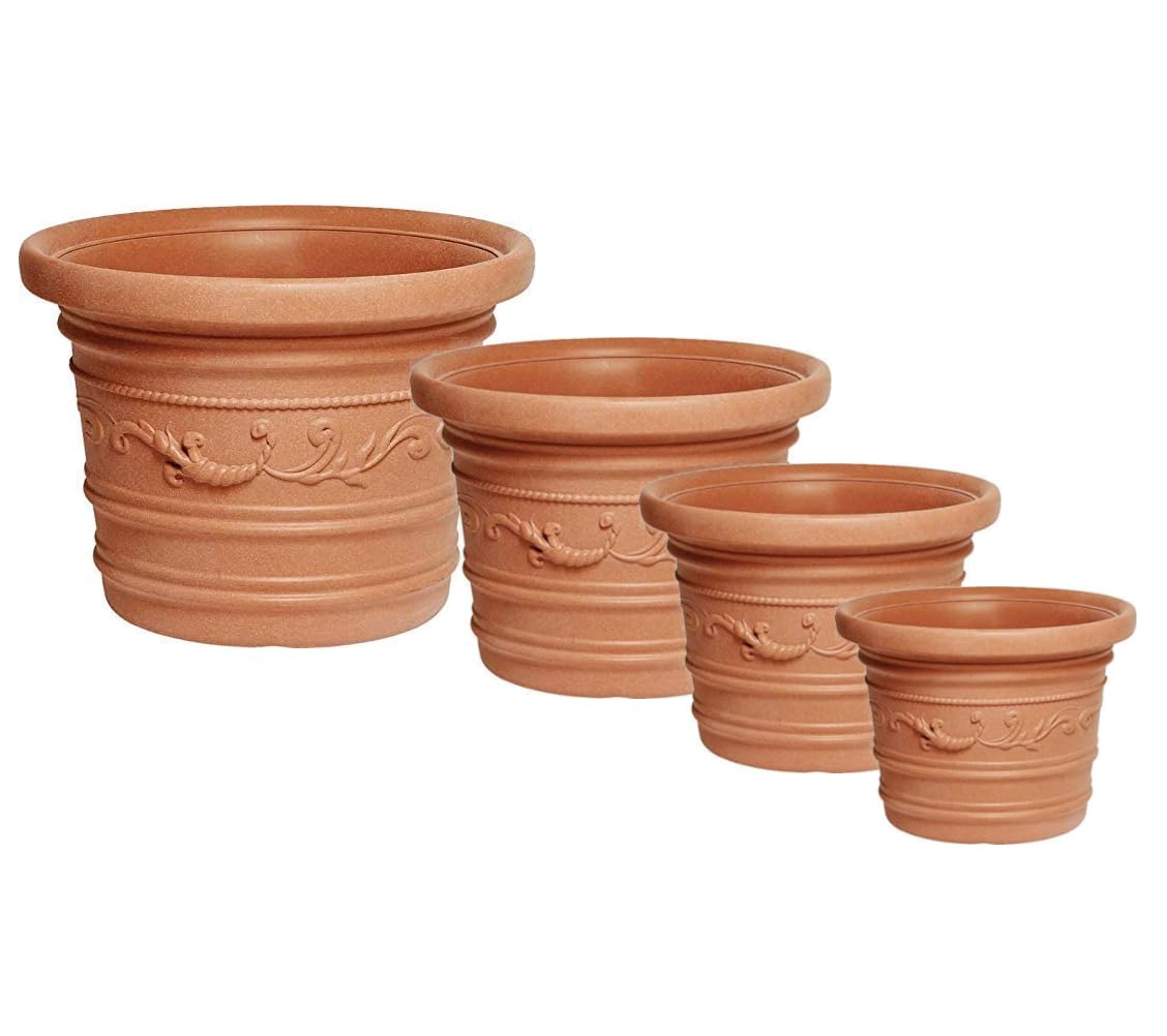 Cassetta Fioriera In Terracotta Festonato Vaso Da Esterno Made In Italy Vaso Per Piante Da Giardino Lavorata A Mano Antigelo 89611456