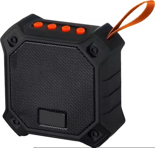 Image of MZ 5W Bluetooth 5.3 Speaker, Black | Up to 36 Hrs Playtime, True Wireless Technology, Built in Mic, Multiple Connectivity Modes