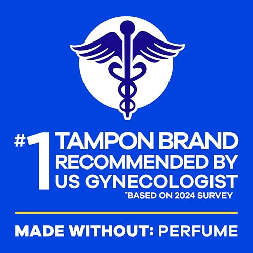 Image of Tampax Cardboard Tampons for Women Super Plus Absorbency, Anti-Slip Grip, LeakGuard Skirt, Unscented, 40 Count