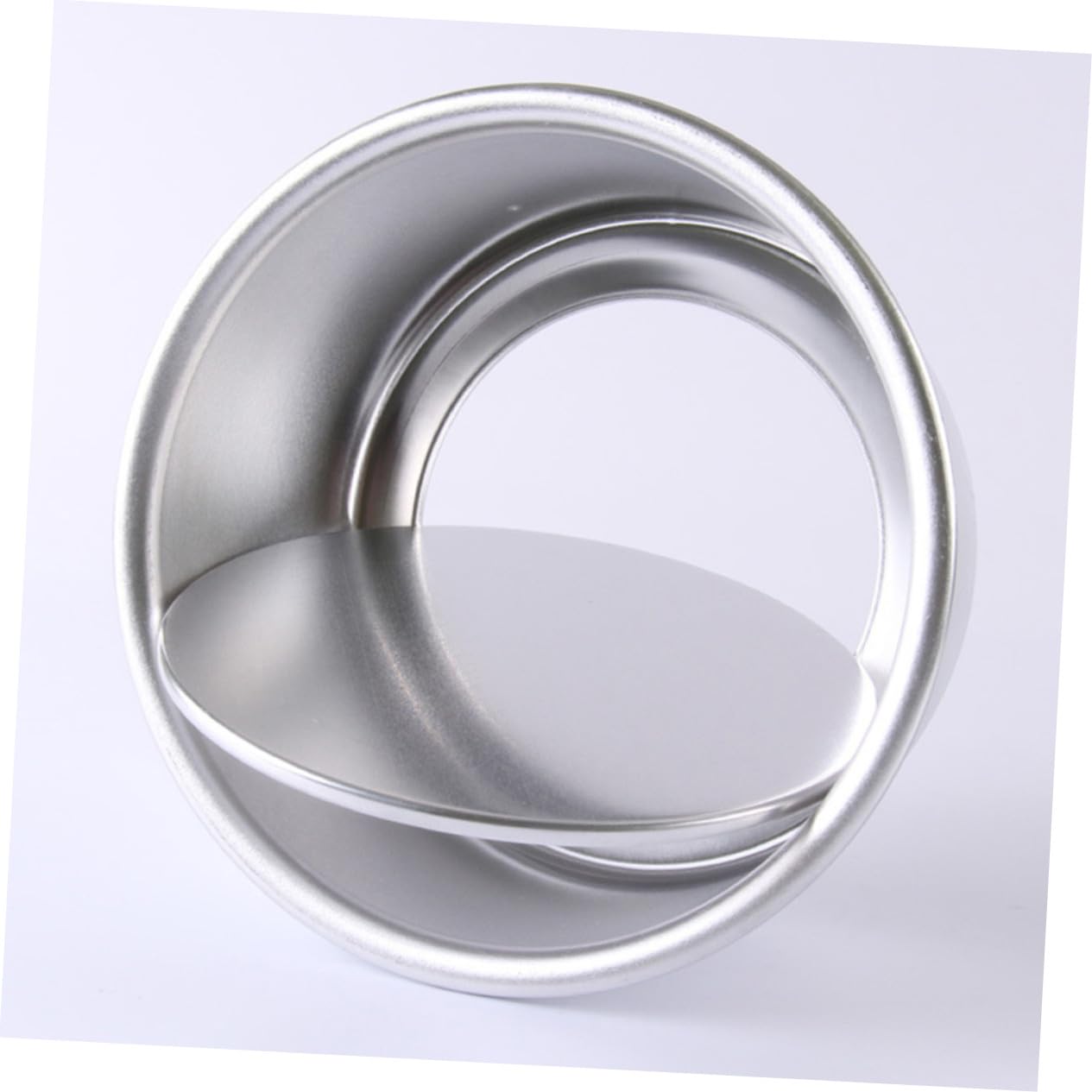 Gatuida 4pièces Moule à Gâteau Alliage Rond Antiadhésif Fond Amovible Pour Gâteaux Et Desserts Individuels