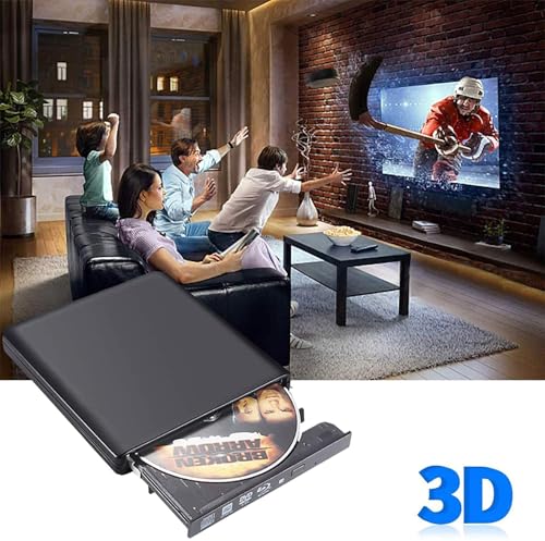 Lectora Externa CD/DVD USB 2.0 Slim Negra miniatura 5