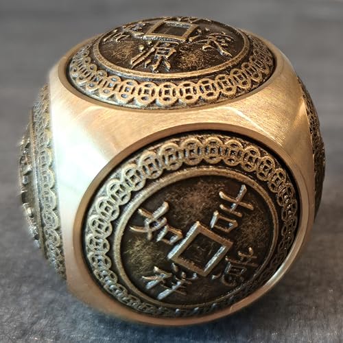 Brass Lucky Ball Feng Shui Estatuilla Decorativa miniatura 5