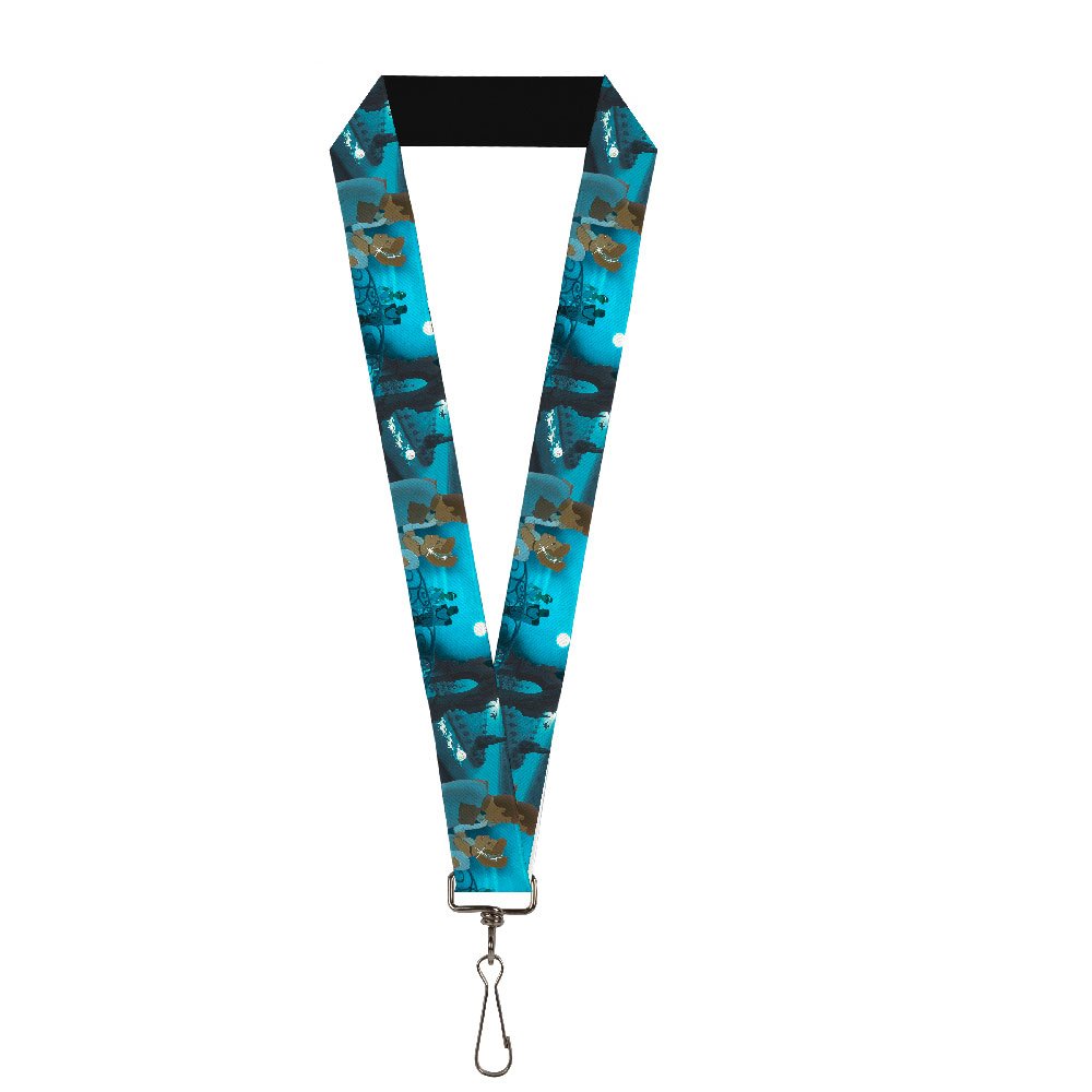 Buckle-Down - Key Chain - Lanyard - 1.0" - Cinderella Ball Night Scenes unisex-adults One size