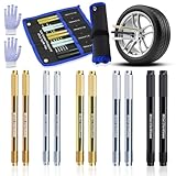 YUJUVI Radmontagehilfe Set Rad Montagehilfe Fixierbolzen 10 STK Kfz Werkzeug Set Radmontagewerkzeug Reifen Montagehilfe M12, M1, M14, M15 Radausrichtungsstift (Radmontagehilfe Set 10 STK)