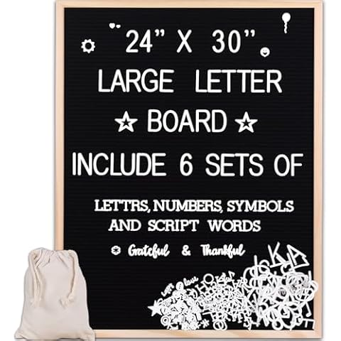 NI-ROU Extra Large Felt Letter Board Cover