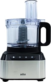 Braun Food Processor Fp 3233, Citrus Press, Spatula,Dough Tool, Plastic Multi Mill. 2.1 L Bowl Capacity, 800 Watts, Black"Min 1 year manufacturer warranty"