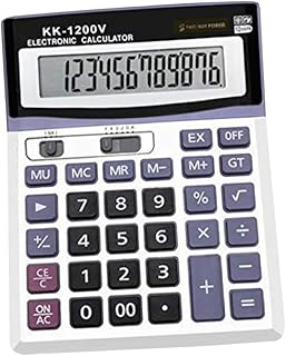 TEHAUX 12 Calculadoras De Escritório Calculadora Movida A Energia Solar Calculadora Escolar Calculadora Eletrônica Calculadora Portátil Computador Estudantes Calculadora Financeira Solar