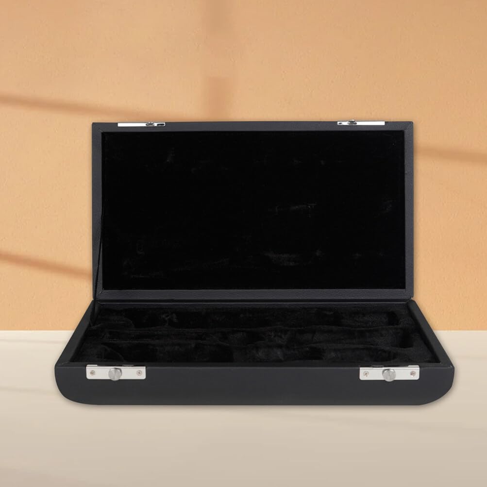 ERINGOGO Portable Oboe Bag Press-lock Buckle Large Capacity Pouch for Oboe Protection Pu Material Black