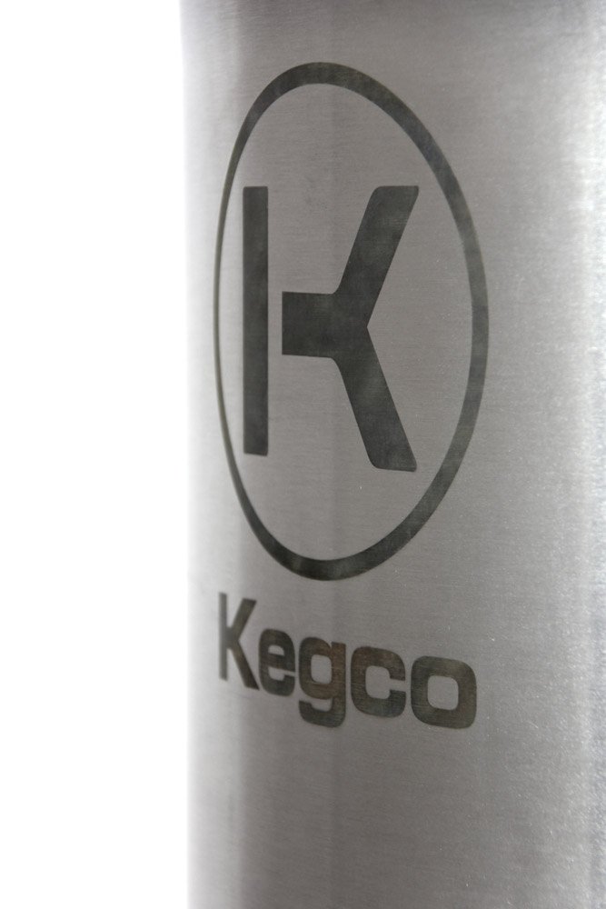 Kegco Hervidor de cerveza de 30 galones con termómetro y válvula de bola de 2 piezas