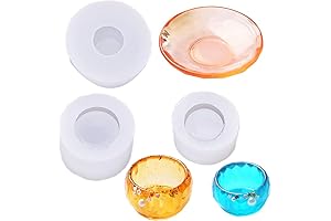 MINIATURE MOLDS, 3PCS SILICONE RESIN MOLD BOWL DISH SET