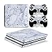 Produktbild Mcbazel Pattern Series Skin Sticker für PS4 Pro Konsole und Controller Marble