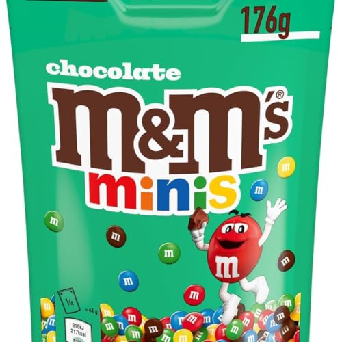 M&M's Minis Snack en Bolitas de Colores de Chocolate con Leche 176g