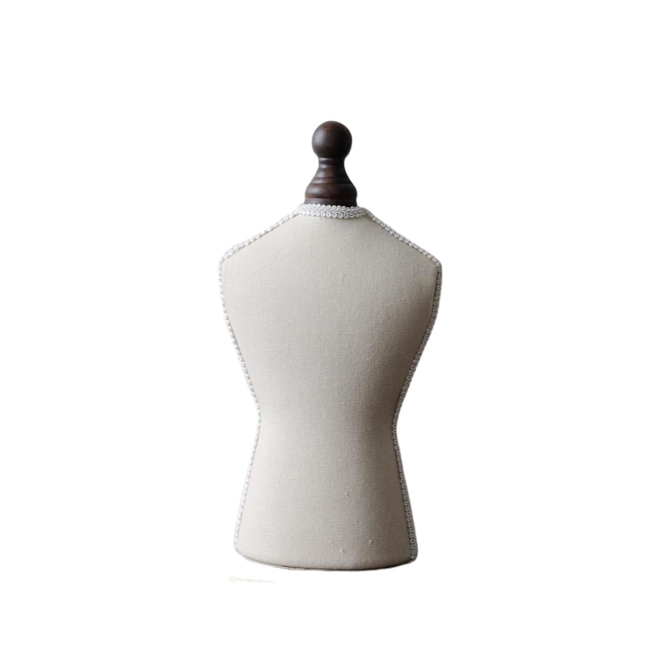FAJNUZI2024 Jewellery Display Stand Wooden Portrait Neck Necklace Display Stand Model Jewelry Showcase(Medium)
