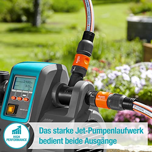 Hauswasserwerk Gardena Comfort 5000/5E LCD mit Frostschutz und LC-Display
