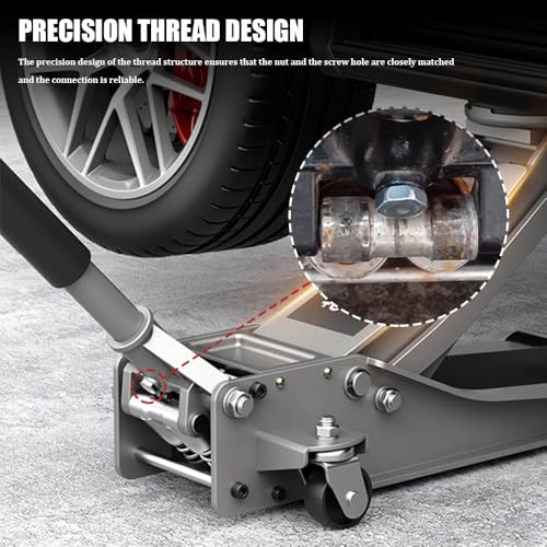 Image of 4PCS Car Floor Jack Handle Bolts, Horizontal Car Floor Jack Tiny Spare Parts, 3 Ton 4 Ton Horizontal Floor Jack Pressure Rod Fixed Screw for Hydraulic Top Handle