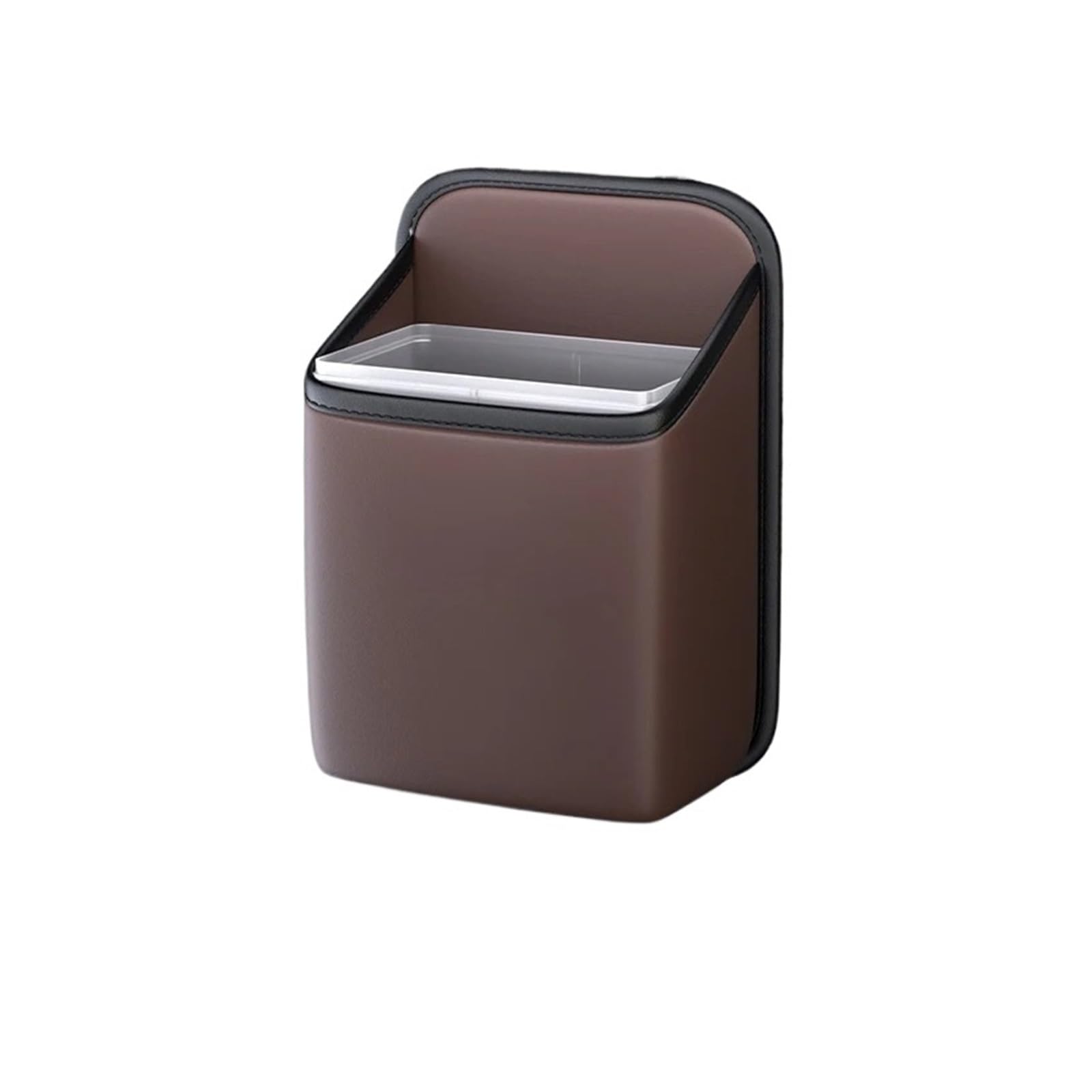 Auto Mülleimer Hängender Aufbewahrungsbehälter Für Die Autositzlehne, Multifunktional Mini Autos Mülleimers | Großraum-Organizer und Mülleimer für den Autoinnenraum(1pc brown)