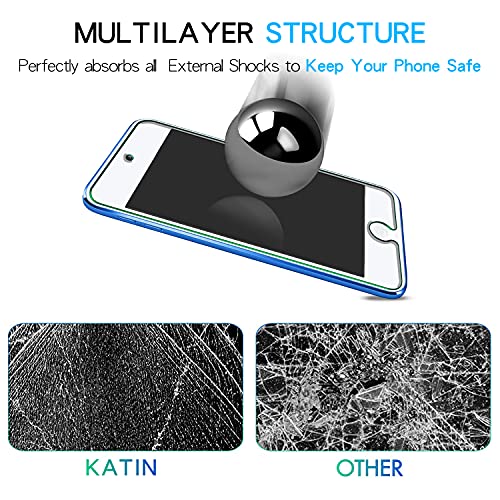 Katin [2-Pack] For Apple Ipod Touch 7G (7Th Generation), 6G (6Th Generation), 5G (5Th Generation) Tempered Glass Screen Protector No-Bubble, 9H Hardness, Easy To Install #TOP5