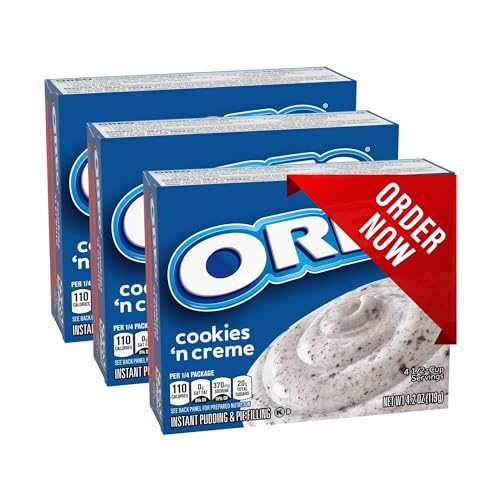 Jello Oreo’s Cookies and Cream Instant Pudding & Pie Filling