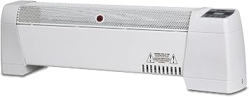 30-Inch Baseboard Convection Heater with Digital Thermostat Quiet Electric Room Heater with Adjustable Heat Settings, Tip-Over Protection & Power Indicator