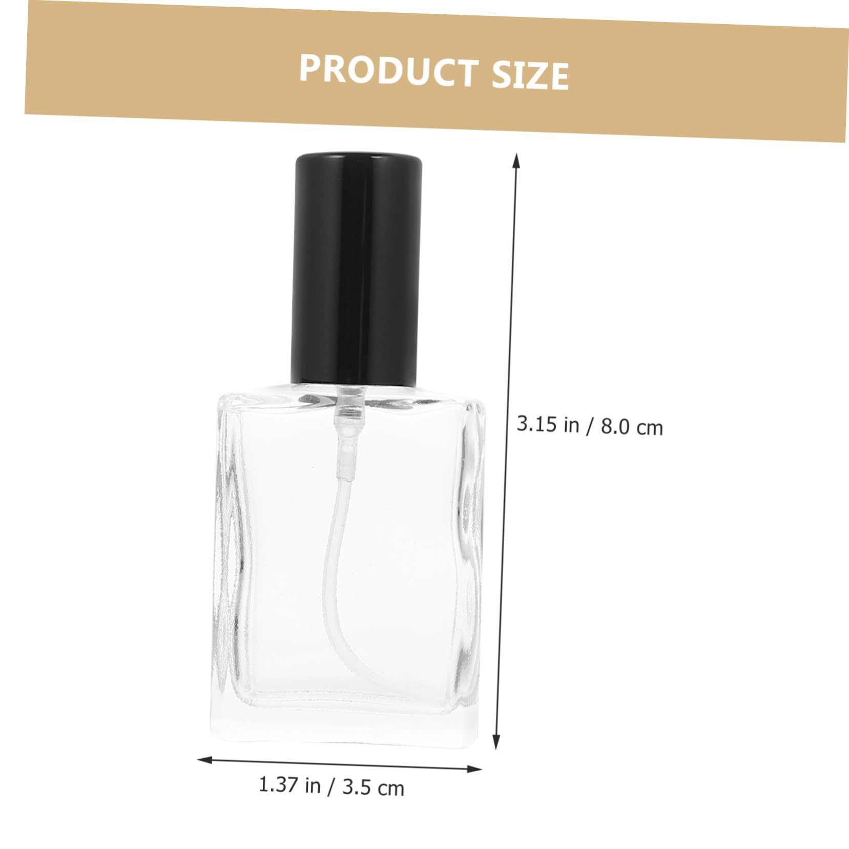 FRCOLOR 12 Pezzi Bottiglie Spray per Profumo da 15ml in Trasparente, Portatili e Leggere, Adatte per Varie Soluzioni, per Chi Viaggia Spesso