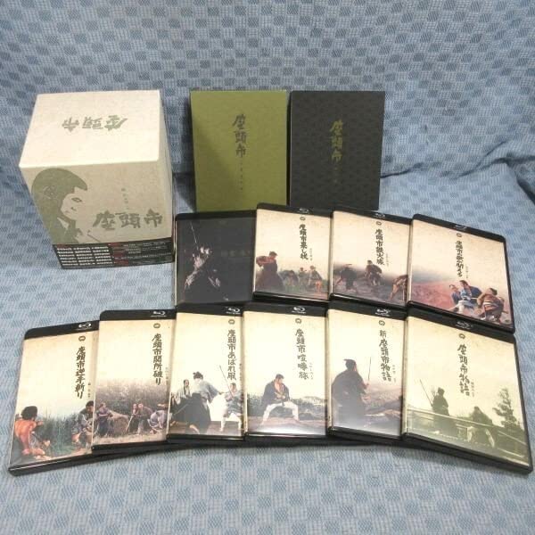 Amazon.co.jp: ○K194○【!】勝新太郎「座頭市 Blu-ray BOX」全