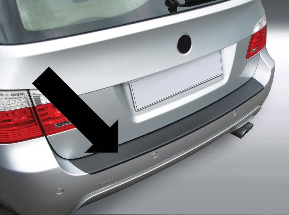 RGM Parachoques protección Negro Compatible con BMW Serie 5 E61 M-Style Touring Familiar 5 Puertas años de construcción 06.2004-12.2010 RBP111