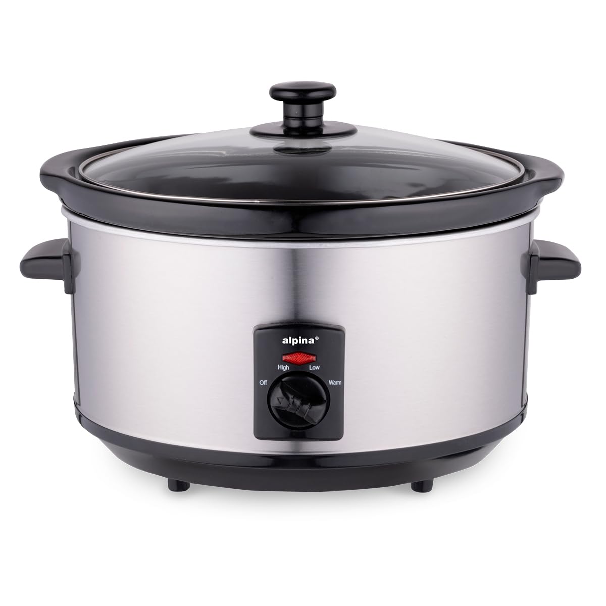 Alpina Cocina Lenta 3,5L 240W Acero inoxidable