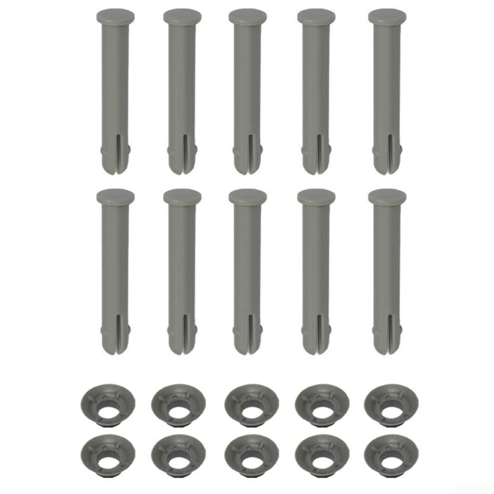 Pool Pin And Gasket Replacement Set, 65Mm Long For Steel Frame Swimming Pools Compatible With Pro Series Models 427-549 Cm(10set)