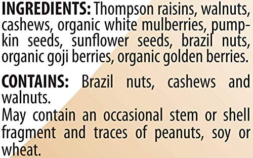 Miniatura 5 de Raw Superfoods Trail Mix - The Works Bolsa a granel de 2.75 libras (bayas de oji, bayas doradas, moras, pasas, nueces de Brasil, anacardos, nueces,