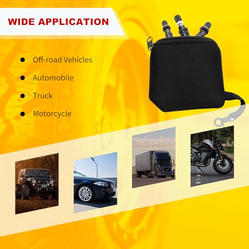 Image of Adjustable Auto-Stop Tire Deflator Valve Kit (10-30 PSI) 4 PCS Screw-on Tyre Air Down Tire Deflator Tool for Jeeps, Cars, Trucks, Motorcycles, ATVs