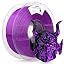 Silk Black Purple