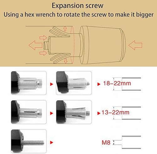 Miniatura 5 de Tapones de agarre para manillar de motocicleta de 0.866 in, 78 pulgadas, compatibles con SUZUKI SV650 SV 650 SV650A SV650X SV650S (azul)